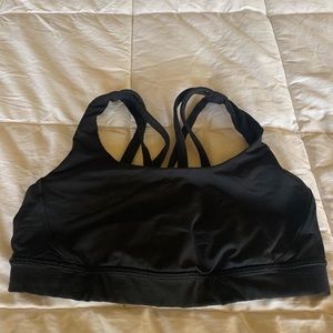 Lululemon black sports bra